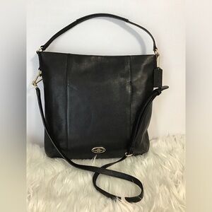 COACH Isabelle Shoulder Bag w/Strap Pebble Leather YKK